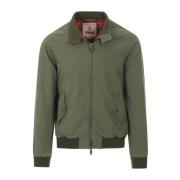 Baracuta Klassisk Harringtonjacka i Army Green Green, Herr