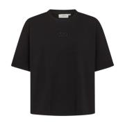 Copenhagen Muse Svart Topp & T-shirt Oversize Stil Black, Dam