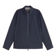 Herno Vindjacka Urban Stil Minimalistisk Design Blue, Herr