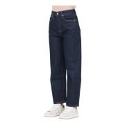 Calvin Klein Jeans Mörk Denim Regular Fit Jeans Blue, Dam