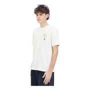 Tommy Hilfiger Kräm T-shirt Kortärmad Herr Casual Beige, Herr