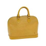 Louis Vuitton Vintage Pre-owned Laeder handvskor Yellow, Dam