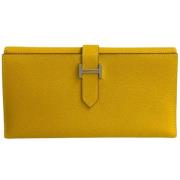 Hermès Vintage Pre-owned Laeder plnbcker Yellow, Dam