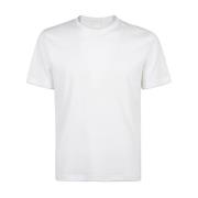 Eleventy Jersey Bomull Crewneck T-shirt White, Herr