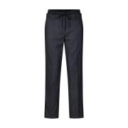 Cambio Randig Slim Fit Byxor Gray, Dam