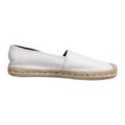 Dolce & Gabbana Vita läder Slip-On Espadriller White, Herr