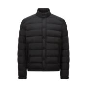 Moncler Klassisk Svart Dunjacka med Dragkedja Black, Herr