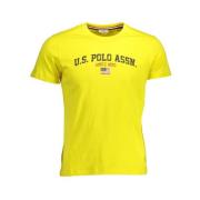 U.s. Polo Assn. Gul Bomull Herr T-shirt Yellow, Herr