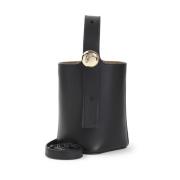 Loewe Svart Pebble Mini Hinkväska Black, Dam