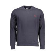 U.s. Polo Assn. Bl Bomullstrja fr Mn Blue, Herr