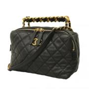 Chanel Vintage Pre-owned Laeder handvskor Black, Dam