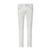 Dondup Klassiska Slim-Fit Jeans Gray, Herr