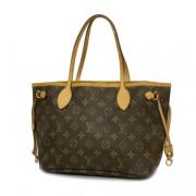 Louis Vuitton Vintage Pre-owned Tyg axelremsvskor Brown, Dam