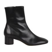 aeyde Allegra Läder Ankelboots Black, Dam