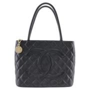 Chanel Vintage Pre-owned Laeder chanel-vskor Black, Dam