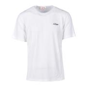 MC2 Saint Barth Lyocell Bomull T-shirt White, Herr