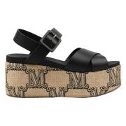 Max Mara MAX M Sandaler Black, Dam