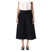 Marni Stilren Cropped Pant Black, Dam