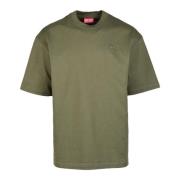 Diesel Bomull T-shirt Green, Herr