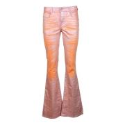 Diesel Bomull Elastan Jeans Pink, Dam