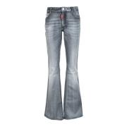 Dsquared2 Bomullsblandning Stretch Jeans Gray, Dam