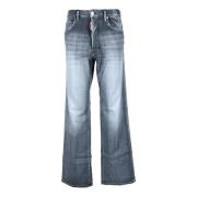 Dsquared2 Klassiska Denim Jeans Gray, Dam