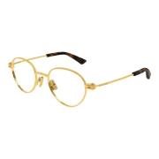 Bottega Veneta Guld Eyewear Frames Bv1382O Solglasögon Yellow, Unisex