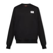 Diesel ‘S-Ginn-Sp’ sweatshirt med logotyp Black, Herr