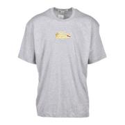 Lacoste Stilren Skjorta T-shirt 100% Bomull Gray, Herr