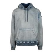 Diesel Bomullsblandning Sweatshirt Blue, Herr