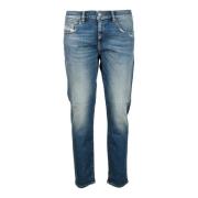 Diesel Bomullsblandning Stretch Jeans Blue, Herr