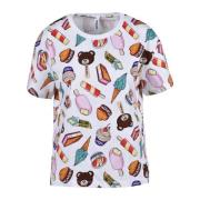 Moschino Tshirt Multicolor, Dam