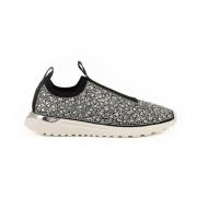 Michael Kors Stiliga Sneakers med Gummisula Black, Dam