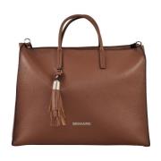 Ermanno Scervino Läder Axelväska Brown, Dam