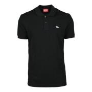 Diesel Bomull Polo Tröja Black, Herr