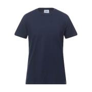 Dondup Bomull T-shirt med Logotyptryck Blue, Herr