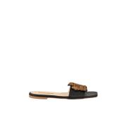 Ermanno Scervino Sandal Black, Dam