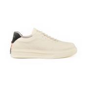 Barracuda Läder Gummisula Sneakers White, Herr