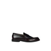 Doucal's Klassiska Läderloafers Black, Herr