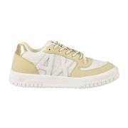 Armani Exchange Sneakers med 50% gummisula Yellow, Dam