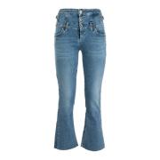 Liu Jo Högmidjade Skinny Jeans Blue, Dam