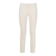 Fracomina Enfärgade Chino Byxor White, Dam