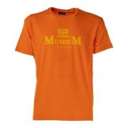 Museum Herr Erik Rund Hals T-shirt Orange, Herr