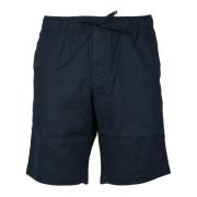 Tommy Hilfiger Linne Bermuda Shorts Blue, Herr