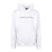 Tommy Jeans Sweatshirt White, Herr