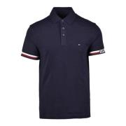 Tommy Hilfiger Bomullsblandning Polo Tröja Blue, Herr