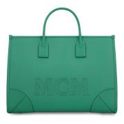 MCM Läder Toteväska Green, Dam