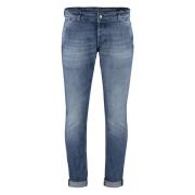 Dondup Skinny jeans med upprullade benslut Blue, Herr