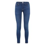 Frame Skinny de Jeanne Jeans Blue, Dam