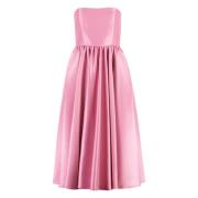 Pinko Aminga Off-Shoulder Klänning Pink, Dam